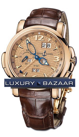 Ulysse Nardin GMT Plus Minus Perpetual Calendar Limited (RG / Go - Click Image to Close